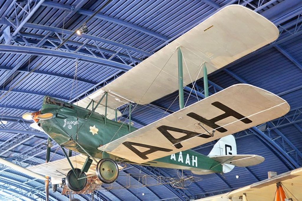 de Havilland DH.60 Gipsy Moth s imatrikulací G-AAAH.